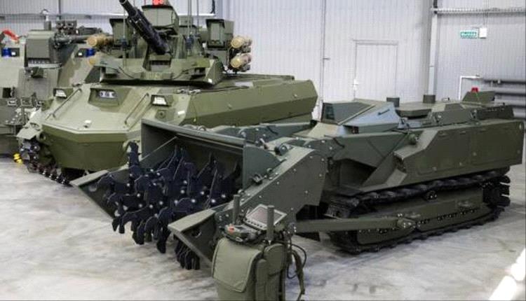 الجيش الروسي يختبر روبوتات عسكرية جديدة مزودة بقاذفات قنابل